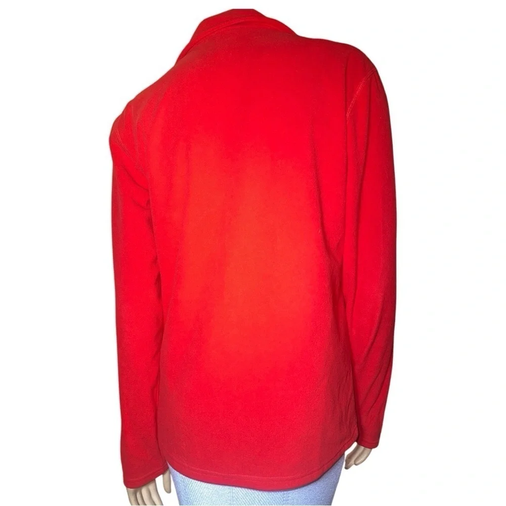 The North Face men’s red, full-zip fleece jacket size S/P